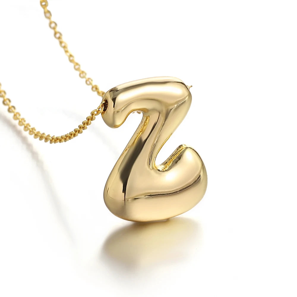 Classic Chunky Initial Necklace