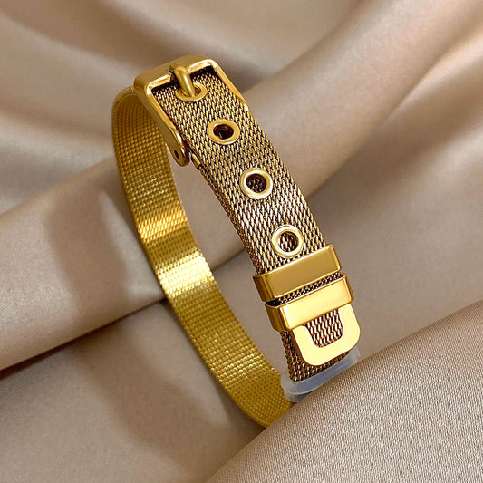 Chic Belt-Link Bracelet