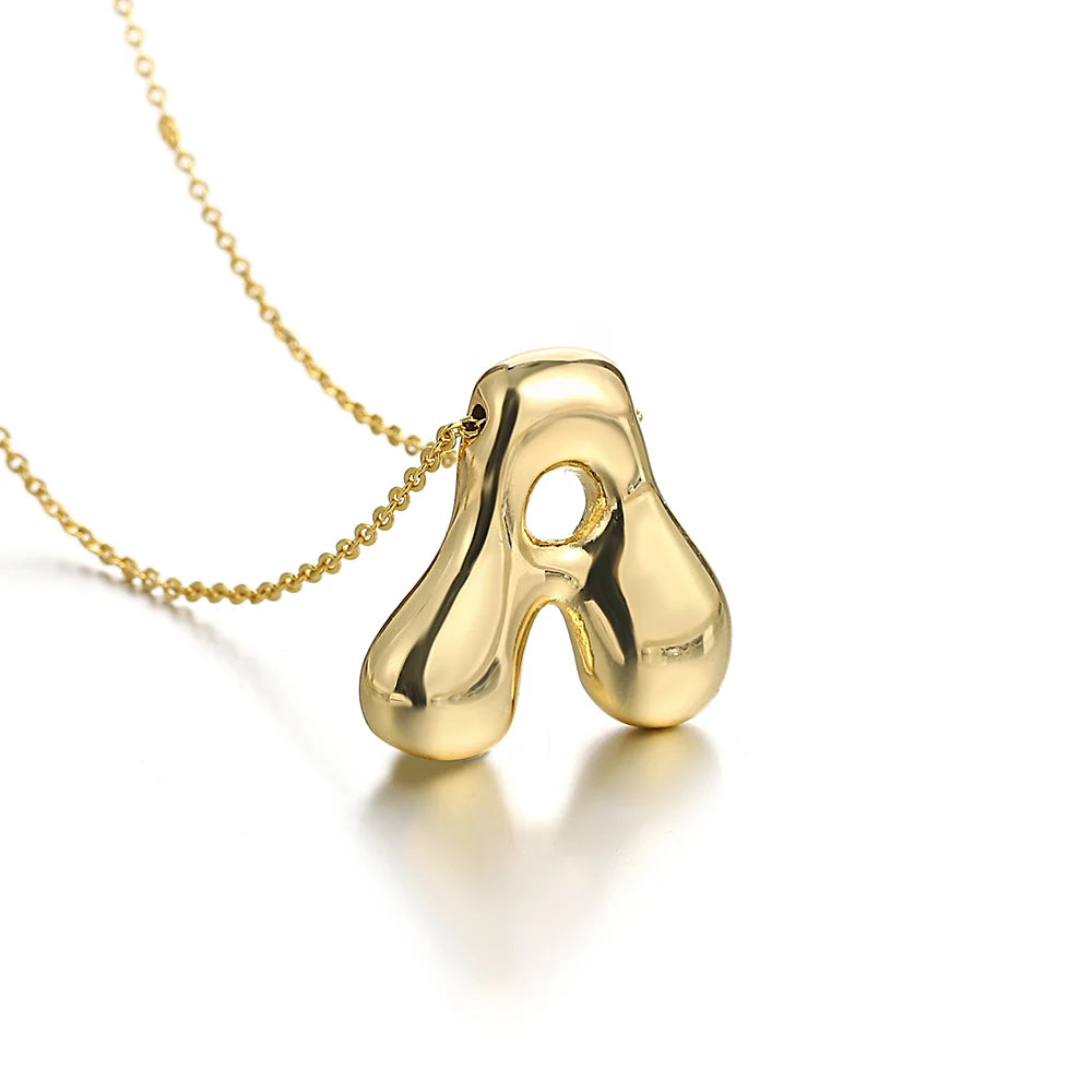 Classic Chunky Initial Necklace