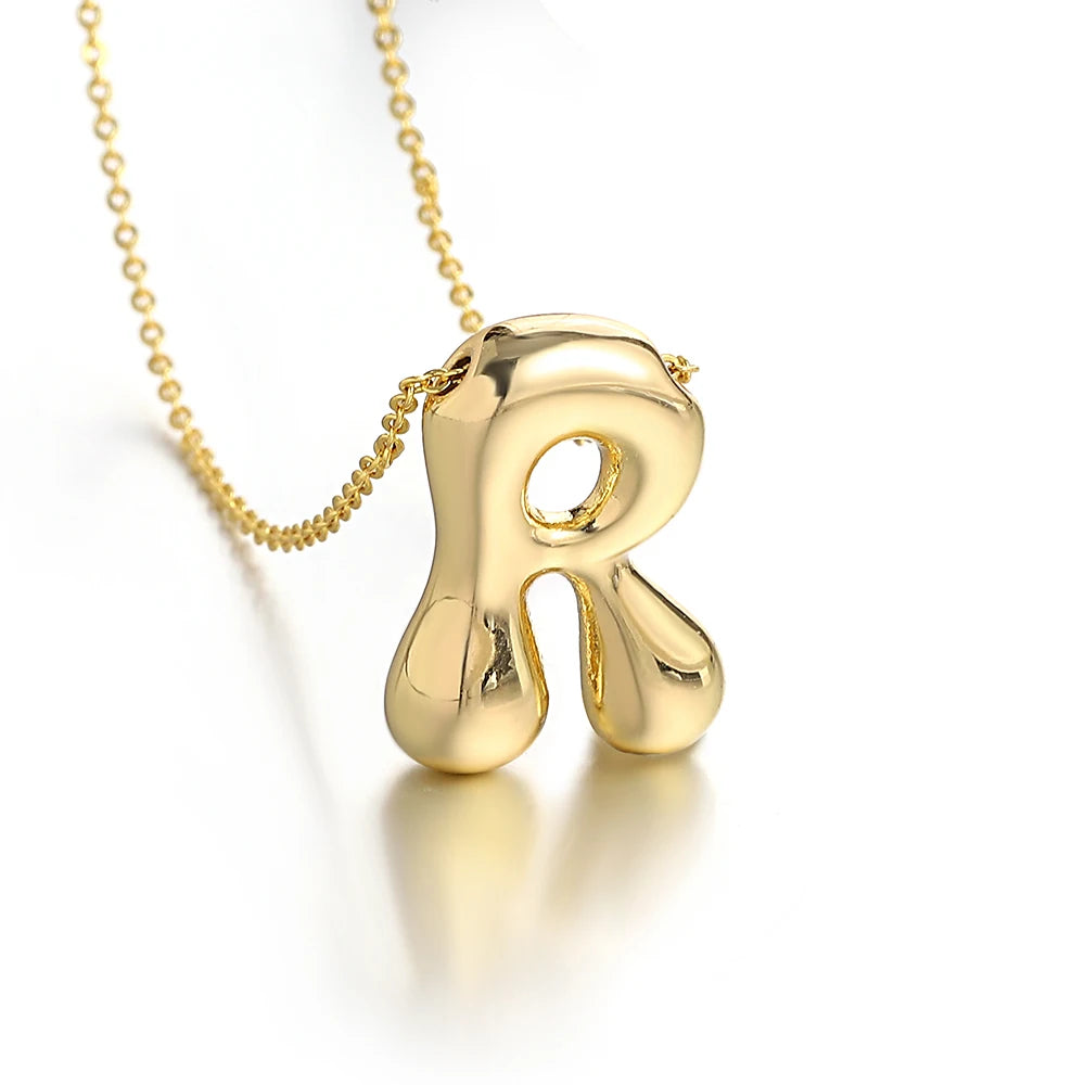 Classic Chunky Initial Necklace