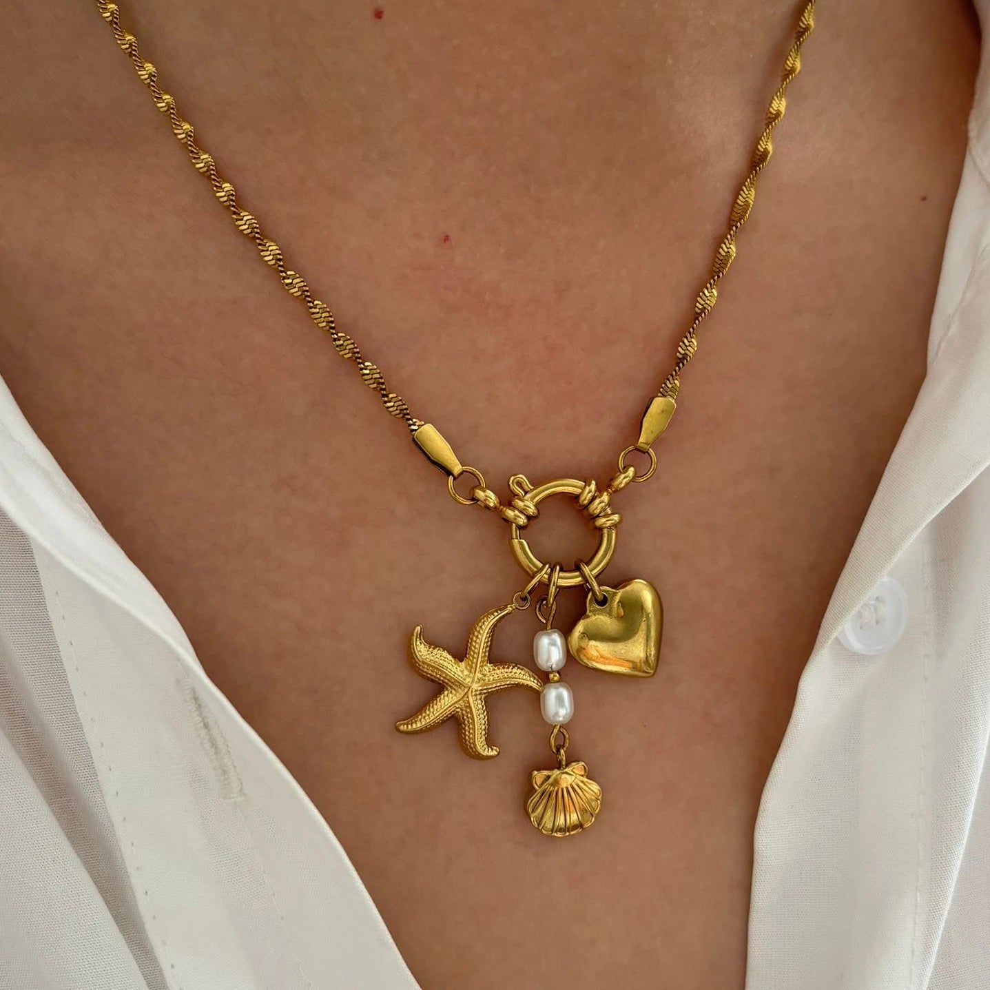 Beachside Starfish Necklace