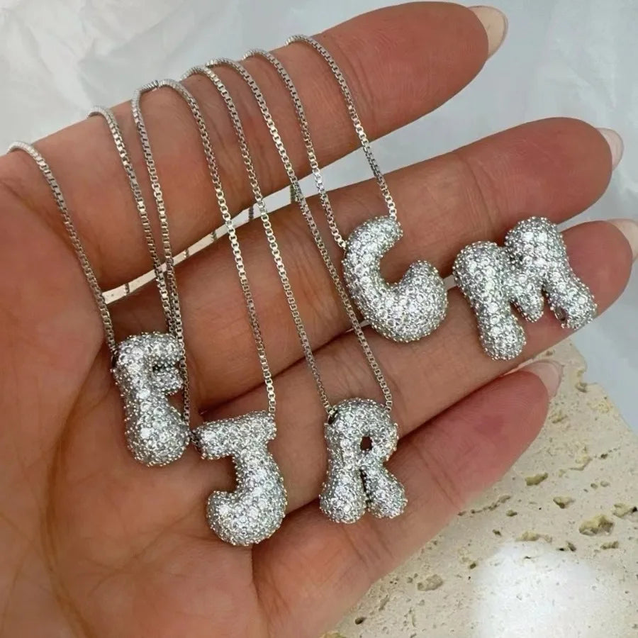 Iced Initial Necklace