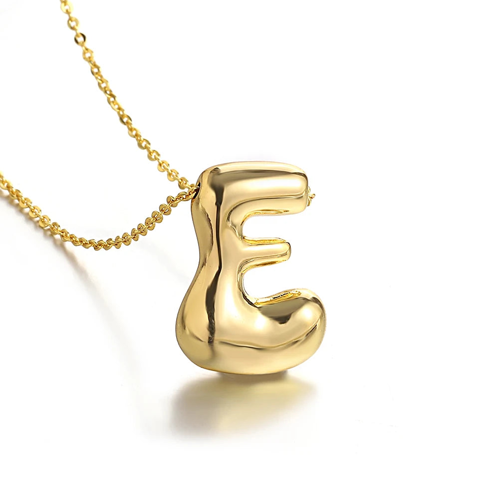 Classic Chunky Initial Necklace