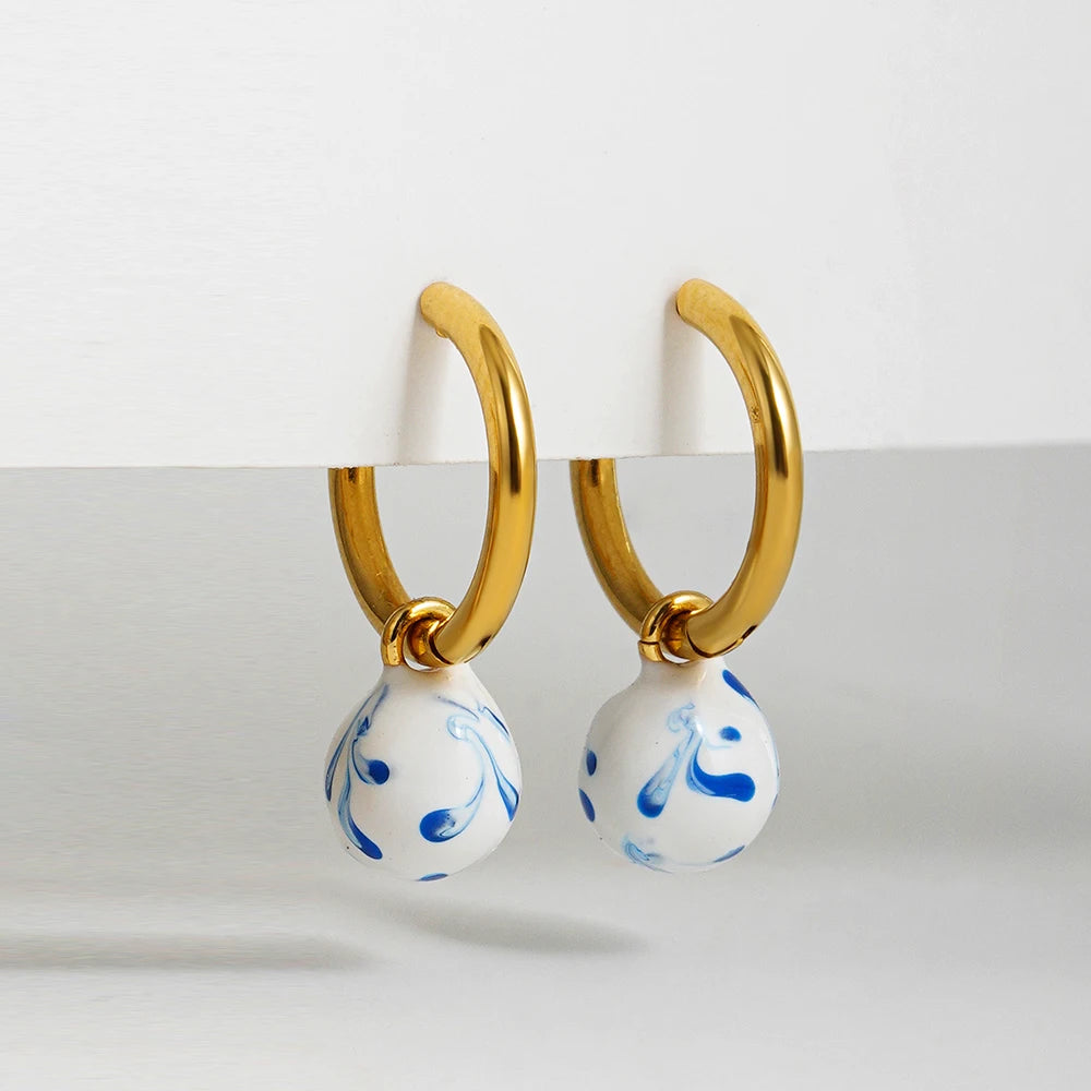 Chinoiserie Pearl Earrings