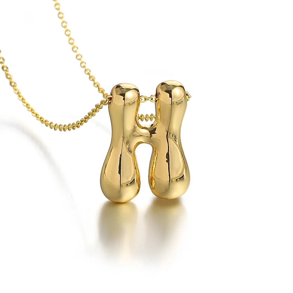 Classic Chunky Initial Necklace