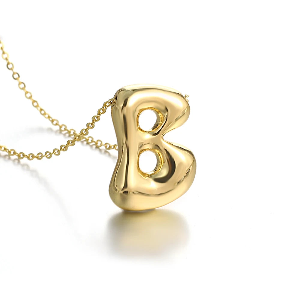 Classic Chunky Initial Necklace