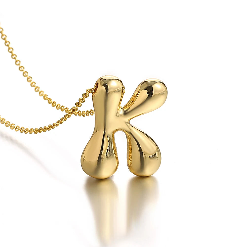 Classic Chunky Initial Necklace