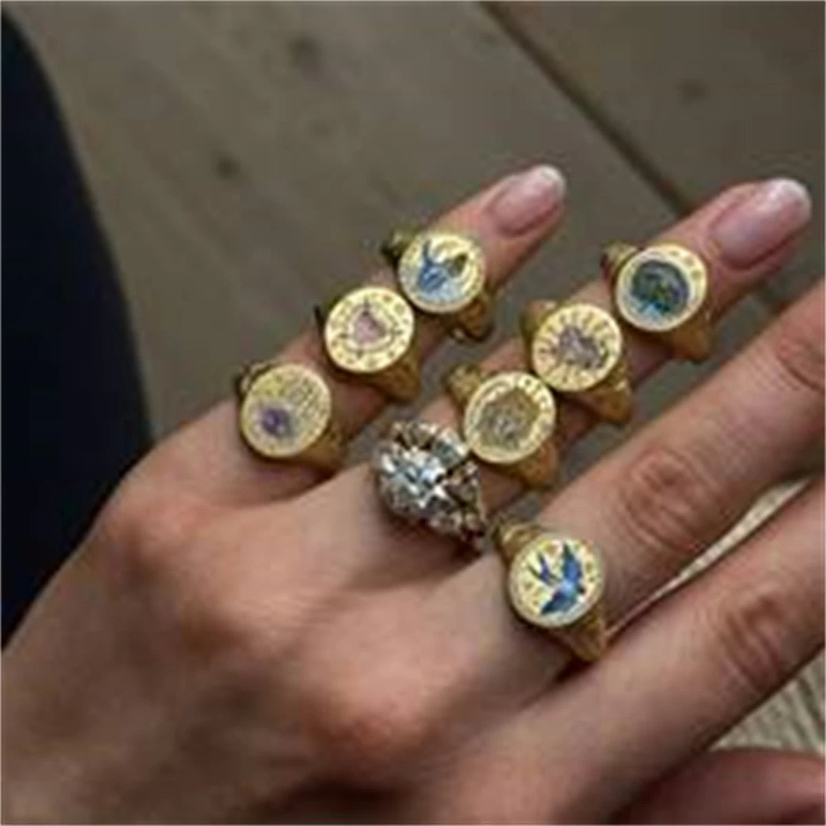 Hand-Painted Journey Rings