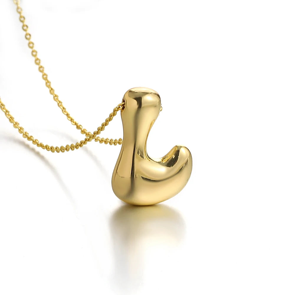 Classic Chunky Initial Necklace