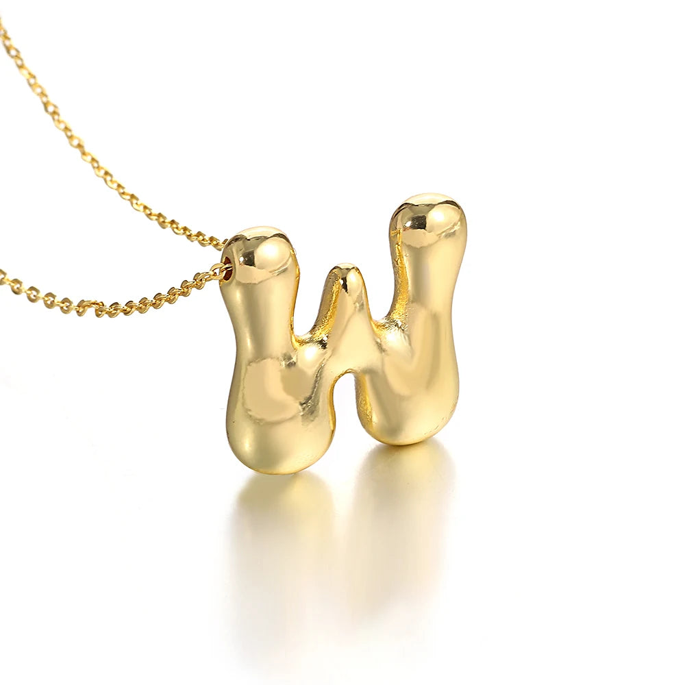 Classic Chunky Initial Necklace