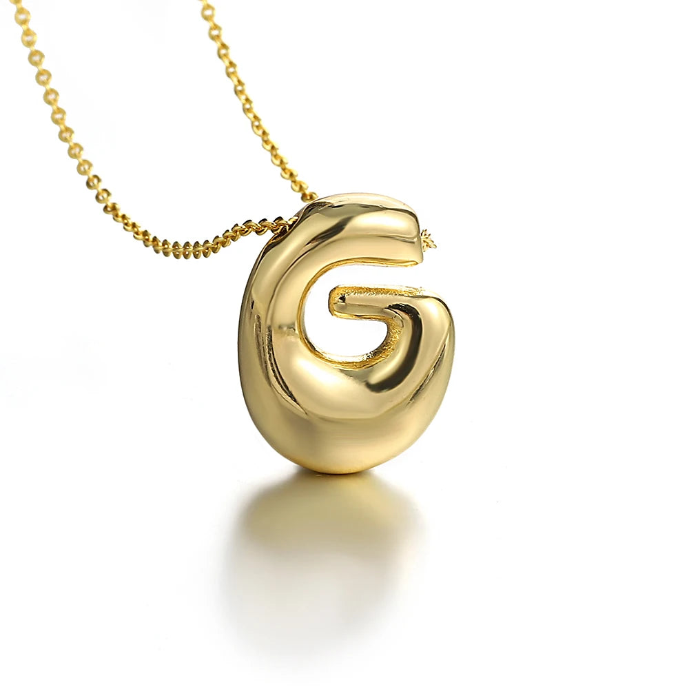 Classic Chunky Initial Necklace