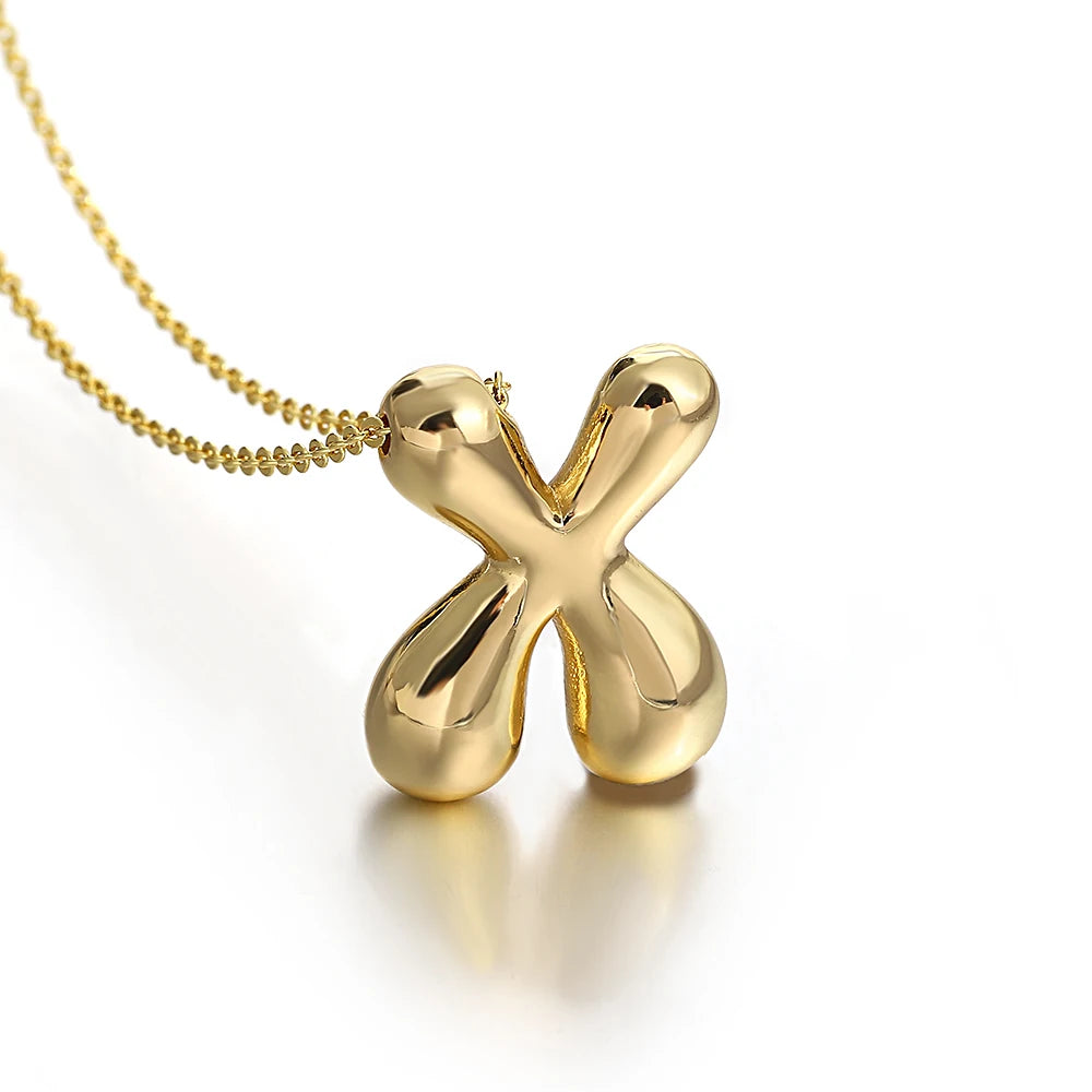 Classic Chunky Initial Necklace