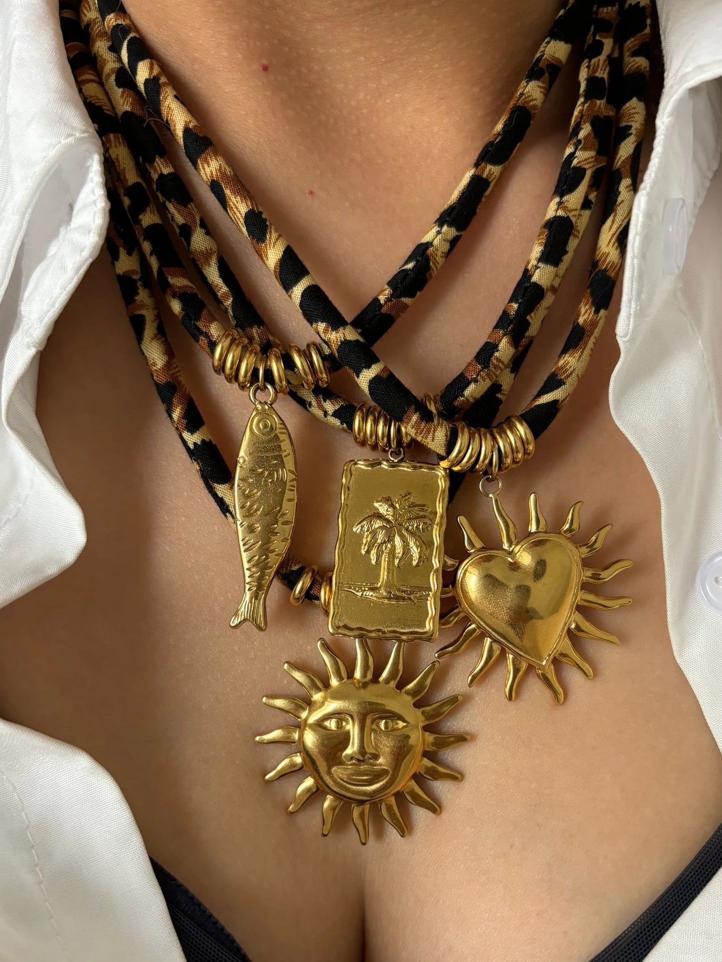 European Leopard Necklace