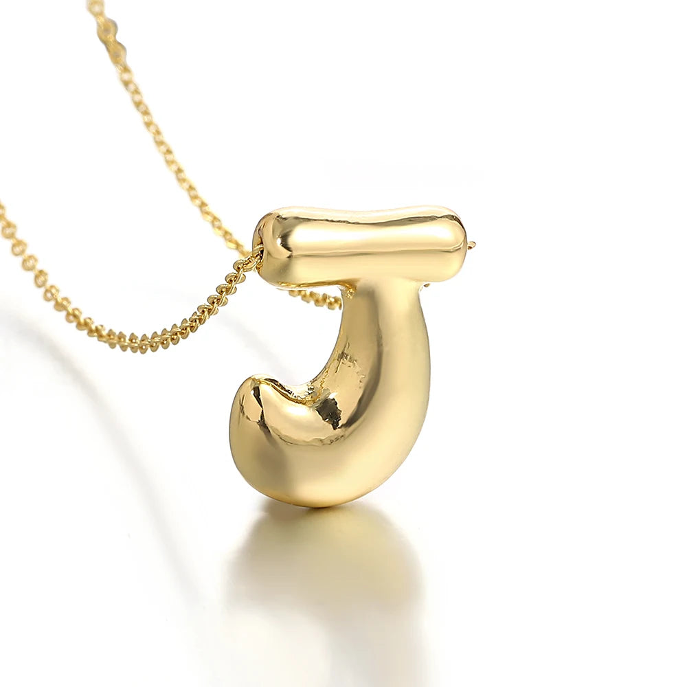 Classic Chunky Initial Necklace