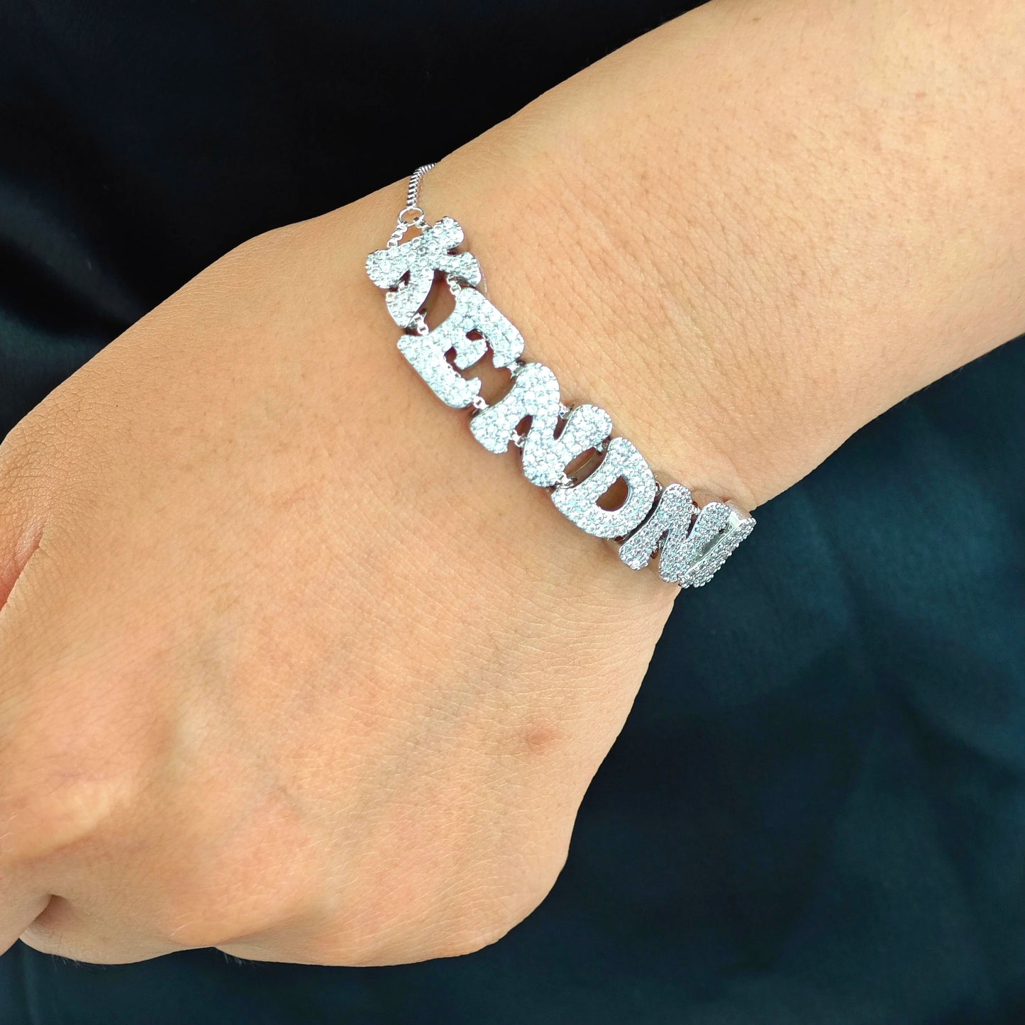 Custom Iced Name Bracelet